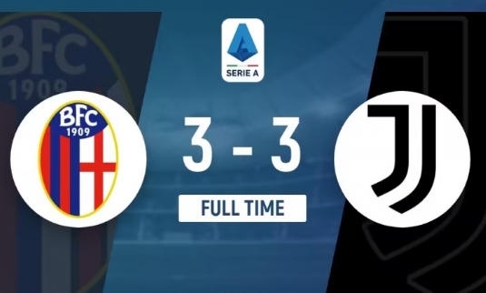 意甲-尤文连扳三球3-3博洛尼亚 米利克世界波法乔利复出 意甲-尤文连扳三球3-3博洛尼亚 米利克世界波法乔利复出