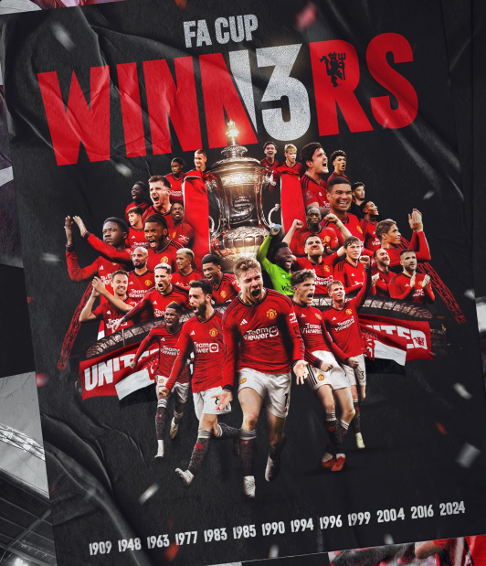 足总杯-曼联2-1击败曼城夺冠 加纳乔梅努建功多库破门 足总杯-曼联2-1击败曼城夺冠 加纳乔梅努建功多库破门