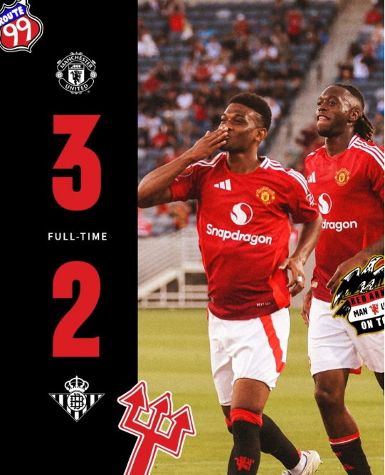 友谊赛-曼联3-2贝蒂斯 拉什福德传射阿马德爆射+造点 友谊赛-曼联3-2贝蒂斯 拉什福德传射阿马德爆射+造点