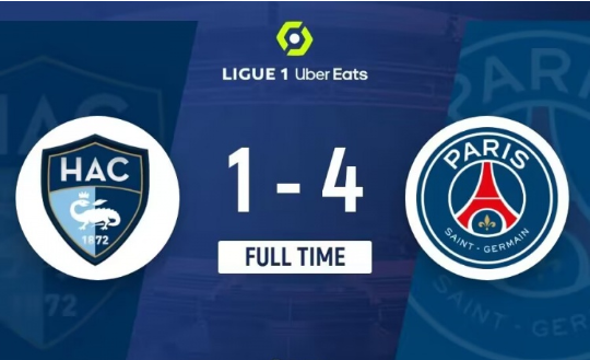 赛季首胜!巴黎4-1勒阿弗尔,李刚仁破门,登贝莱替补建功 赛季首胜!巴黎4-1勒阿弗尔,李刚仁破门,登贝莱替补建功