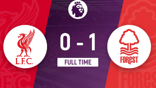 英超-利物浦0-1不敌诺丁汉森林 奥多伊破门终结红军连胜 英超-利物浦0-1不敌诺丁汉森林 奥多伊破门终结红军连胜