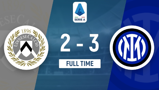 意甲-国米3-2战胜乌迪内斯 劳塔罗双响破荒弗拉泰西闪击 意甲-国米3-2战胜乌迪内斯 劳塔罗双响破荒弗拉泰西闪击