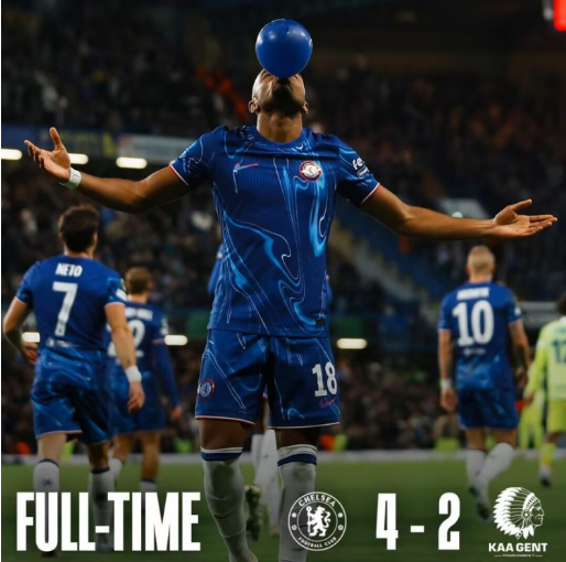 欧协联-切尔西4-2根特开门红&各赛事5连胜 恩昆库破门维加传射 欧协联-切尔西4-2根特开门红&各赛事5连胜 恩昆库破门维加传射