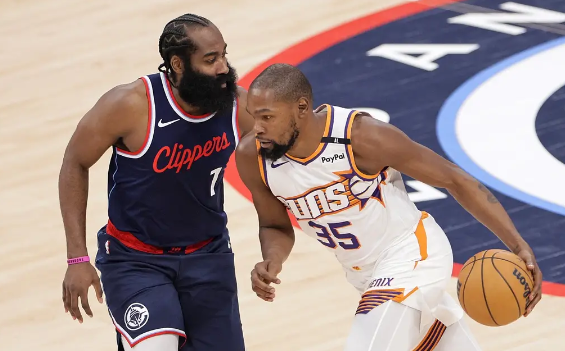 杜兰特25+7哈登空砍准三双 太阳加时116-113险胜快船 杜兰特25+7哈登空砍准三双 太阳加时116-113险胜快船