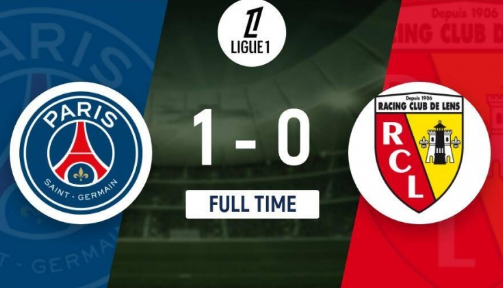 法甲-巴黎1-0小胜十人朗斯,登贝莱闪击+中柱 法甲-巴黎1-0小胜十人朗斯,登贝莱闪击+中柱