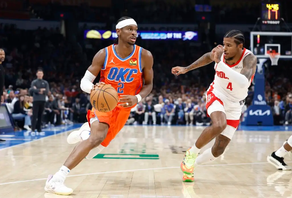 SGA三节29分 切特赛季新高29分 申京&格林26中8 雷霆轻取火箭