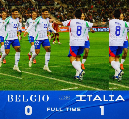 欧国联-意大利1-0比利时晋级八强 托纳利破门雷特吉失单刀 欧国联-意大利1-0比利时晋级八强 托纳利破门雷特吉失单刀