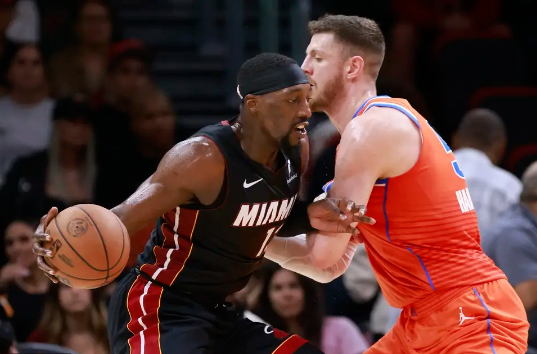 亚历山大25+7 杰伦威33+6 哈滕13+18 巴特勒伤退 雷霆胜热火