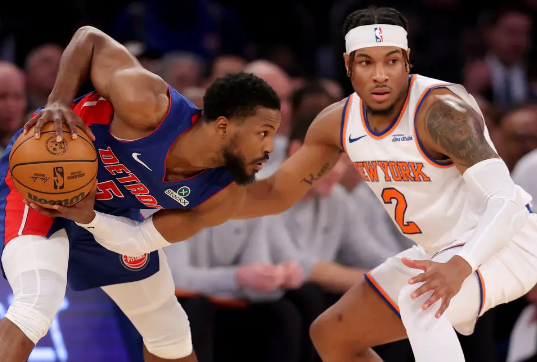 CC36分&下半场29分 布伦森31+11 唐斯26+12 活塞险胜尼克斯