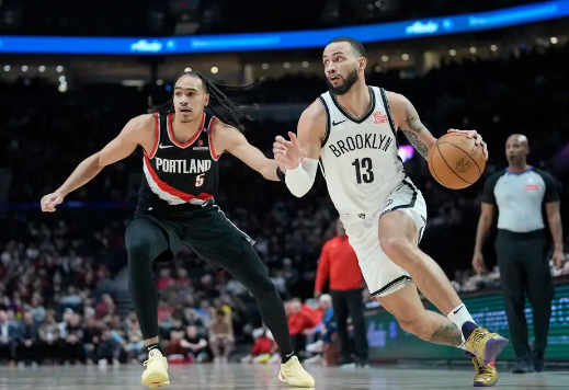 C-约翰逊24分 亨德森生涯新高39分 篮网力克开拓者止5连败