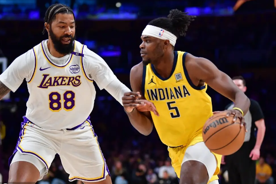 詹东缺阵 里夫斯轰新高45分 八村24+9 湖人击退步行者取5连胜