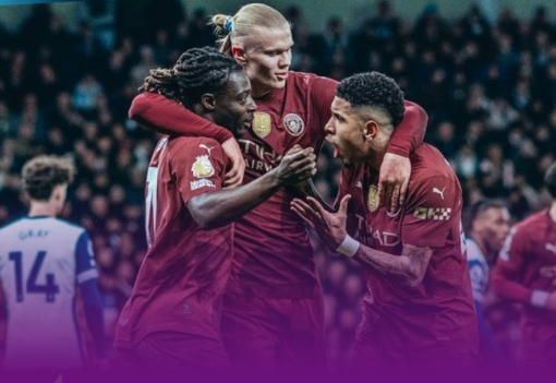 英超-曼城1-0终结热刺联赛3连胜 哈兰德制胜+进球被吹 多库助攻 英超-曼城1-0终结热刺联赛3连胜 哈兰德制胜+进球被吹 多库助攻