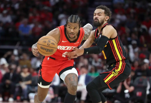 格林32+11 范弗里特21分 特雷-杨19+12 火箭拒逆转力擒老鹰