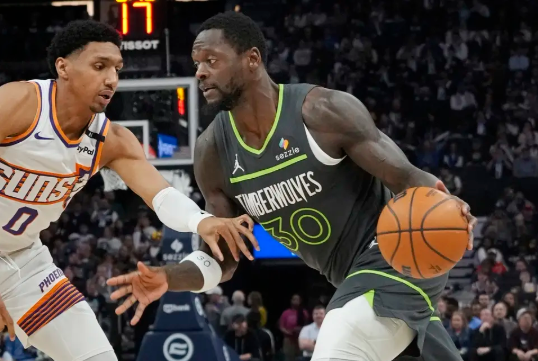 兰德尔25+6+8 杜兰特23+6 布克14中4 森林狼横扫太阳