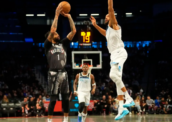 爱德华兹28+5 戈贝尔21+18 森林狼轻取篮网迎4连胜守住第六