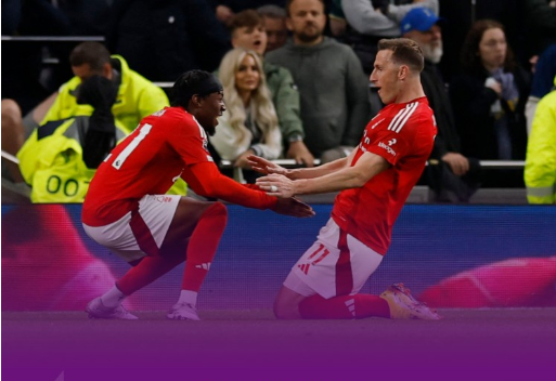 英超-热刺1-2遭森林赛季双杀 森林终结英超2连败&升第3