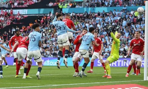 足总杯-森林0-2不敌曼城,刘易斯闪击,格瓦头球破门 足总杯-森林0-2不敌曼城,刘易斯闪击,格瓦头球破门