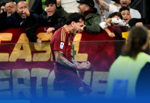 意甲- 罗马3-1十人米兰，曼奇尼闪击，帕雷德斯定位球破门